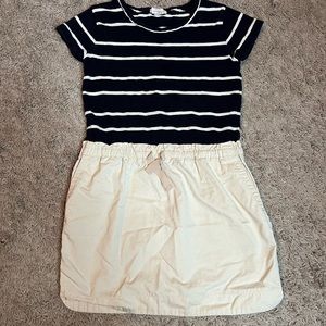 CrewCuts | Girls Navy Blue Striped Dress Size 6